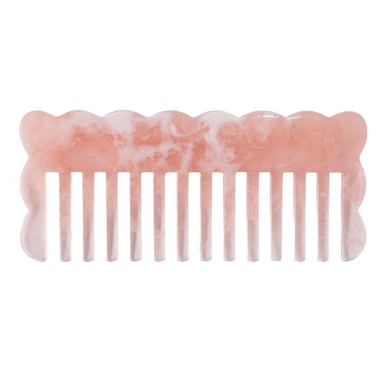 Luna Pink Resin Comb