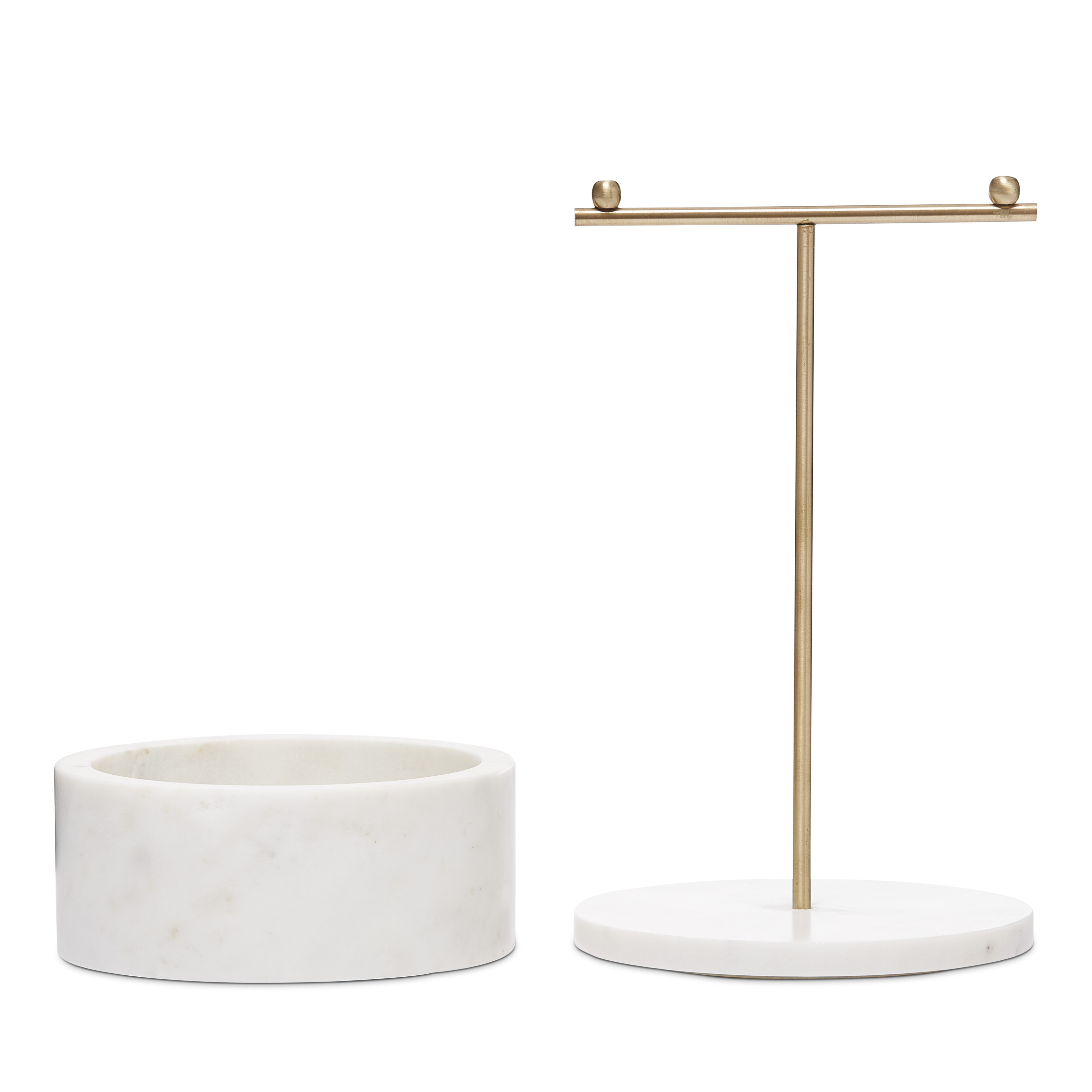 Jewelry shop stand marble