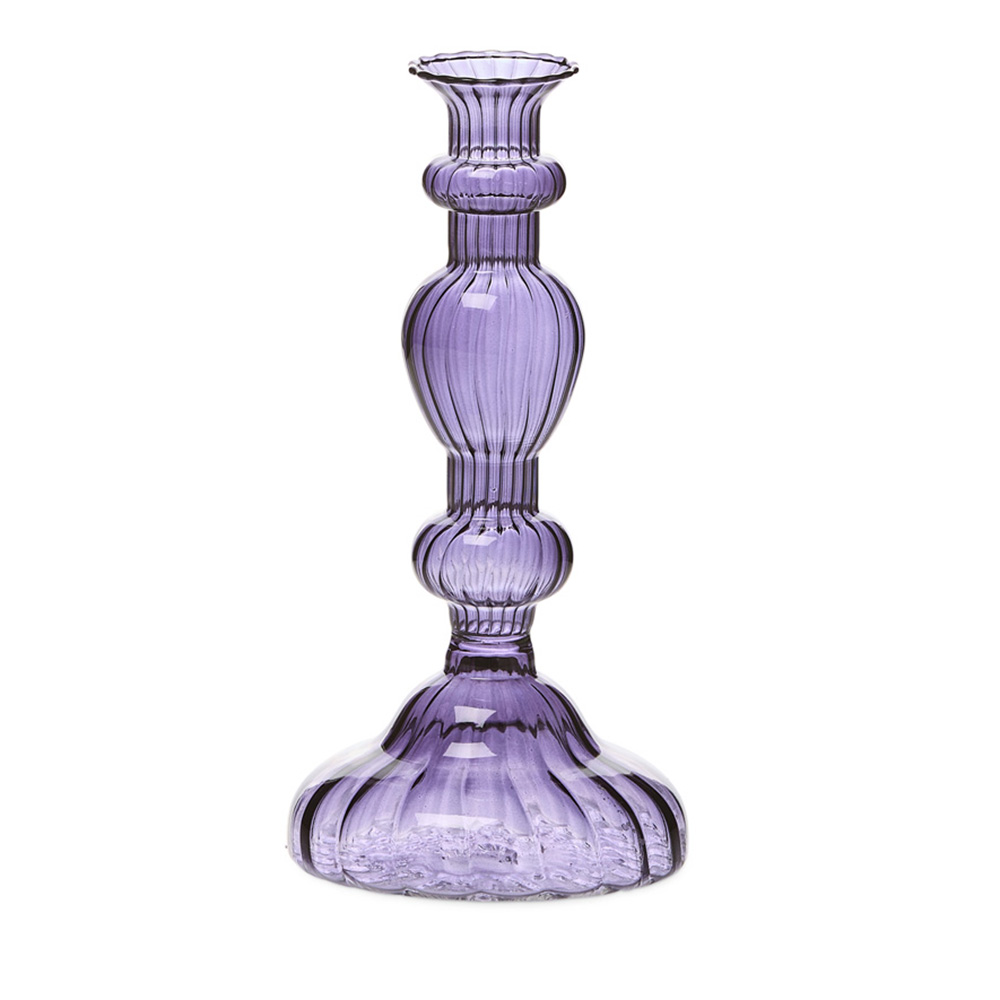 Purple online candle holders