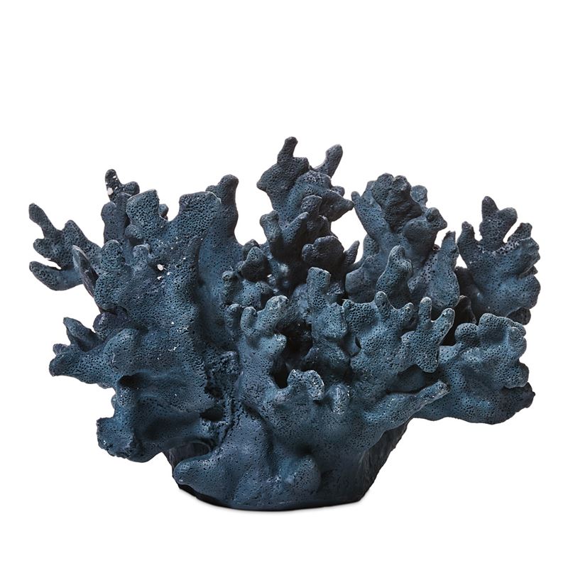 Byron Slate Blue Coral Statue