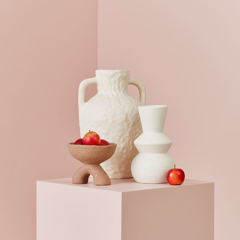 Angular White Vase