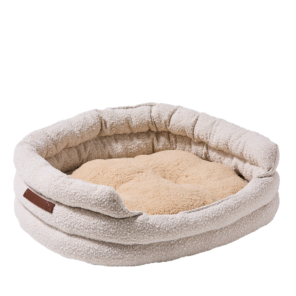 Ziggy Cream Boucle Pet Bed Adairs