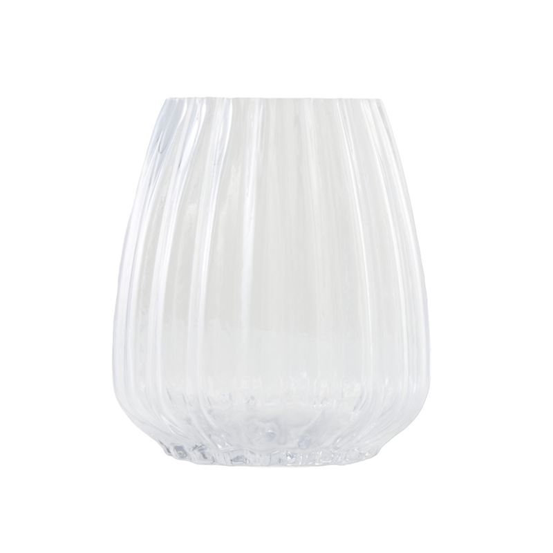 Lotus Clear Short Vase