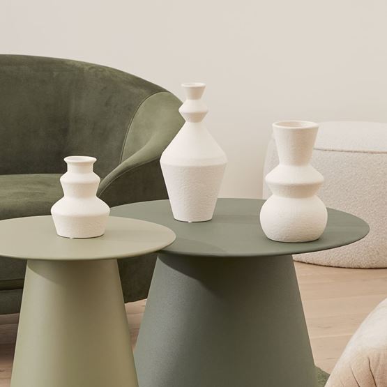 Angular White Vase