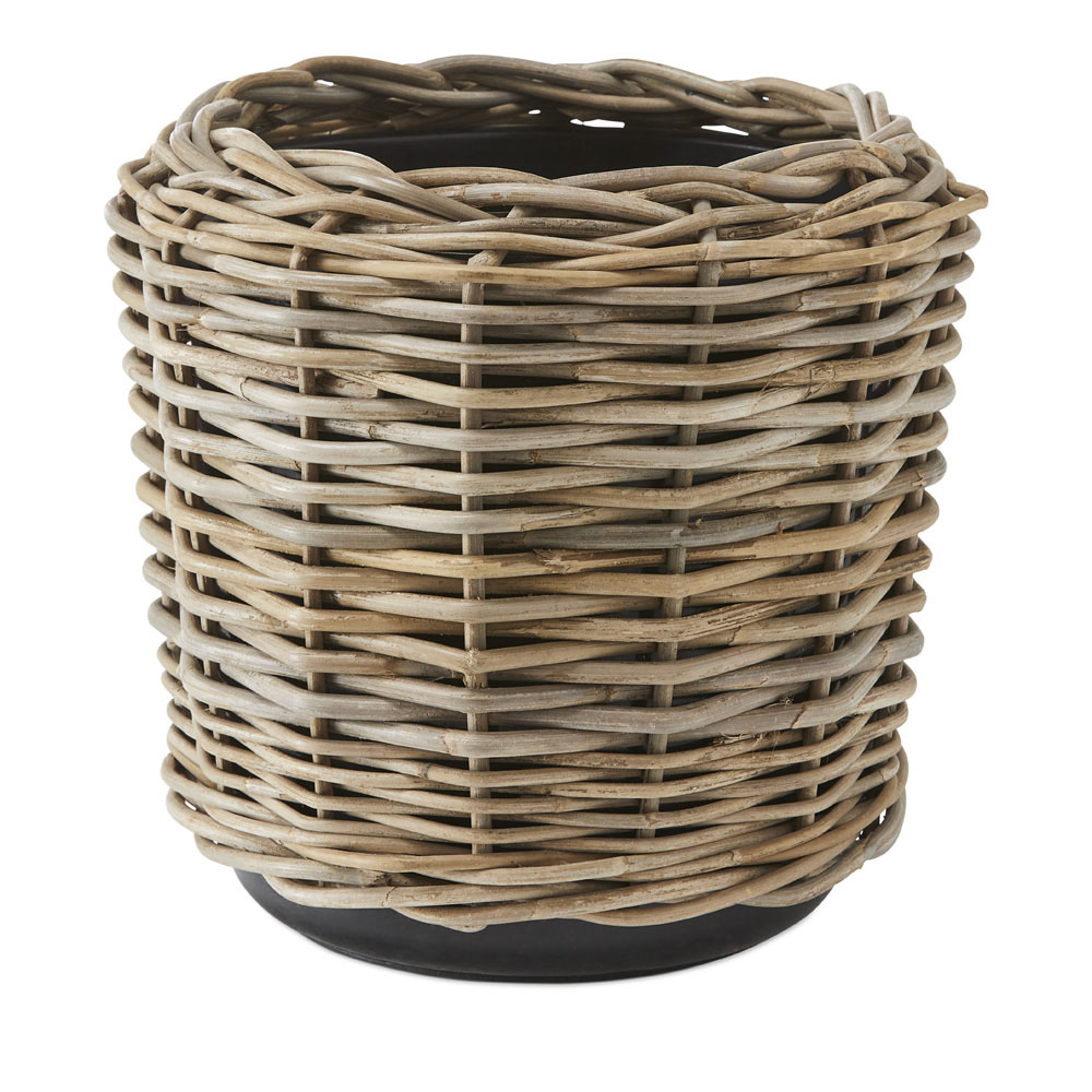 Provincial Natural Small Rattan Pot Adairs
