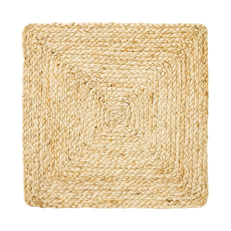 Sicily Collection Pack of 2 Natural Square Placemats