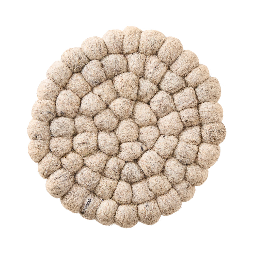 New Zealand Natural Wool Trivet Adairs