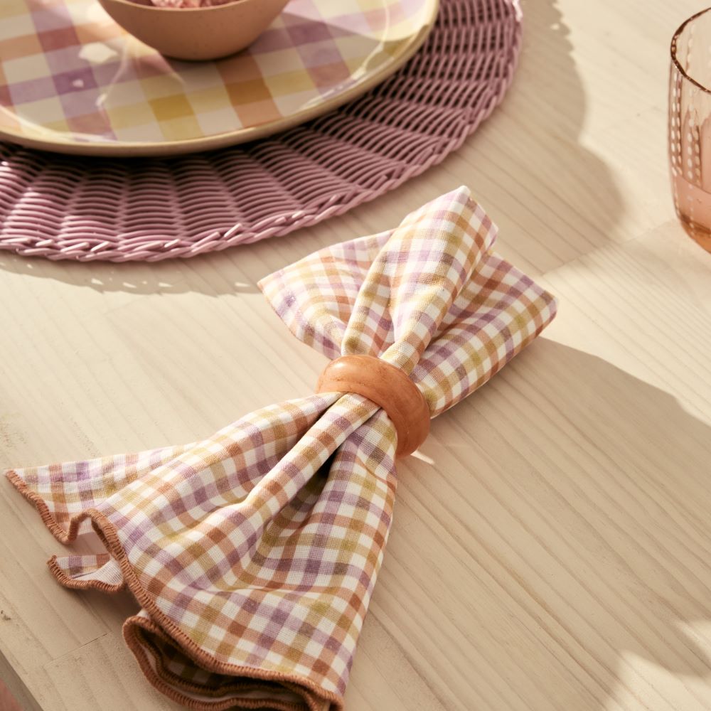 Carnival Coral Napkin Rings Set of 2 Adairs