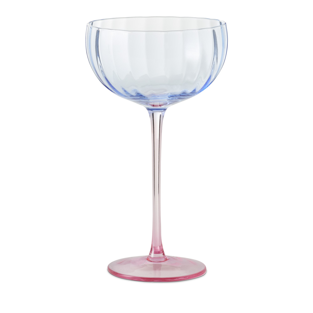Bardot Blue & Pink Cocktail Glass Pack of 2 Adairs