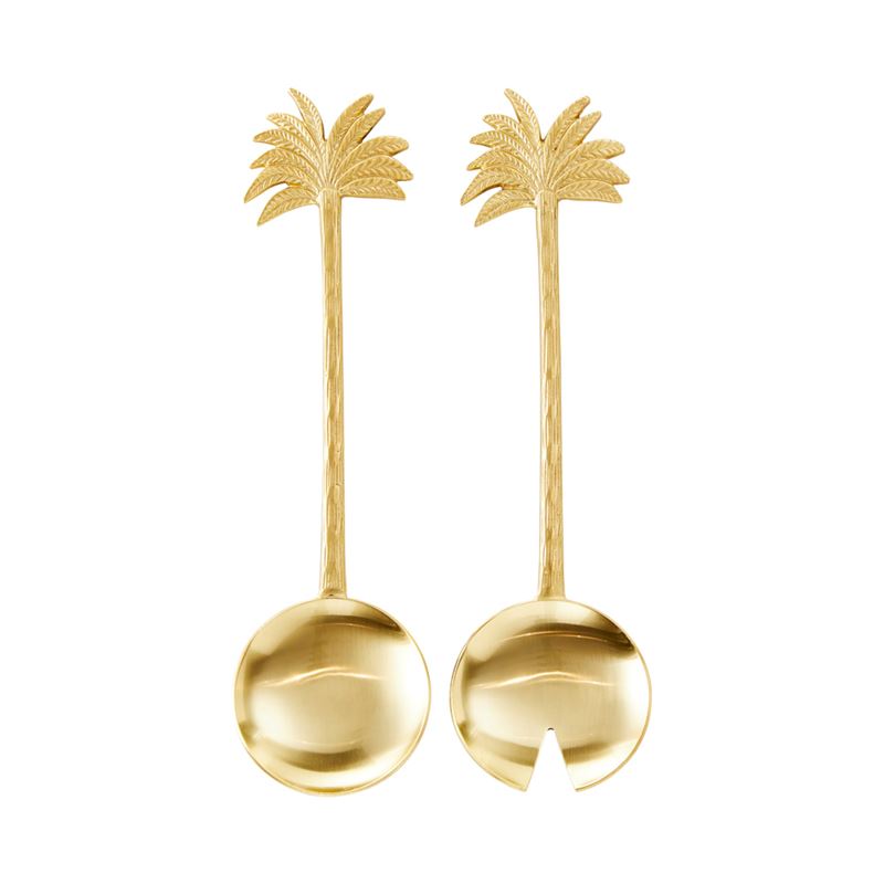 Palm Gold Salad Servers Pack of 2