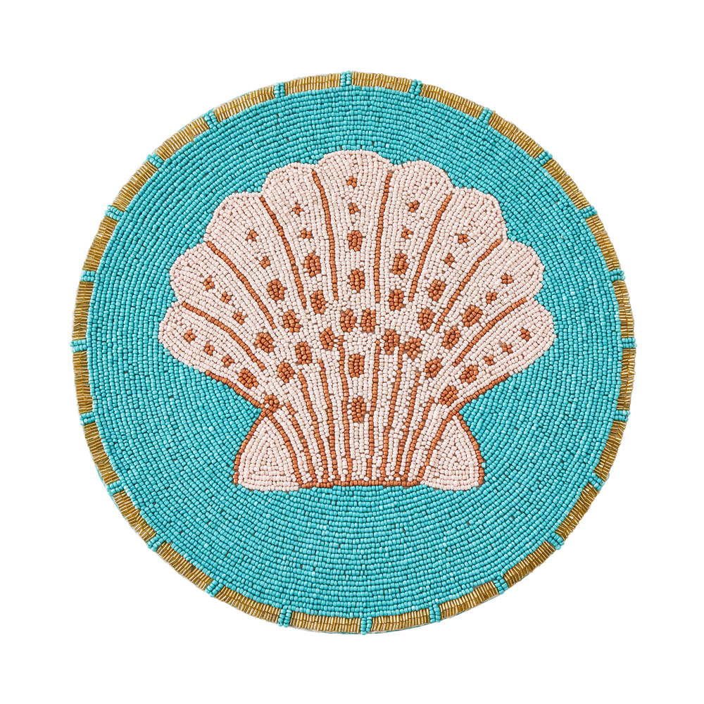 Fiesta Seashell Beaded Placemat Adairs