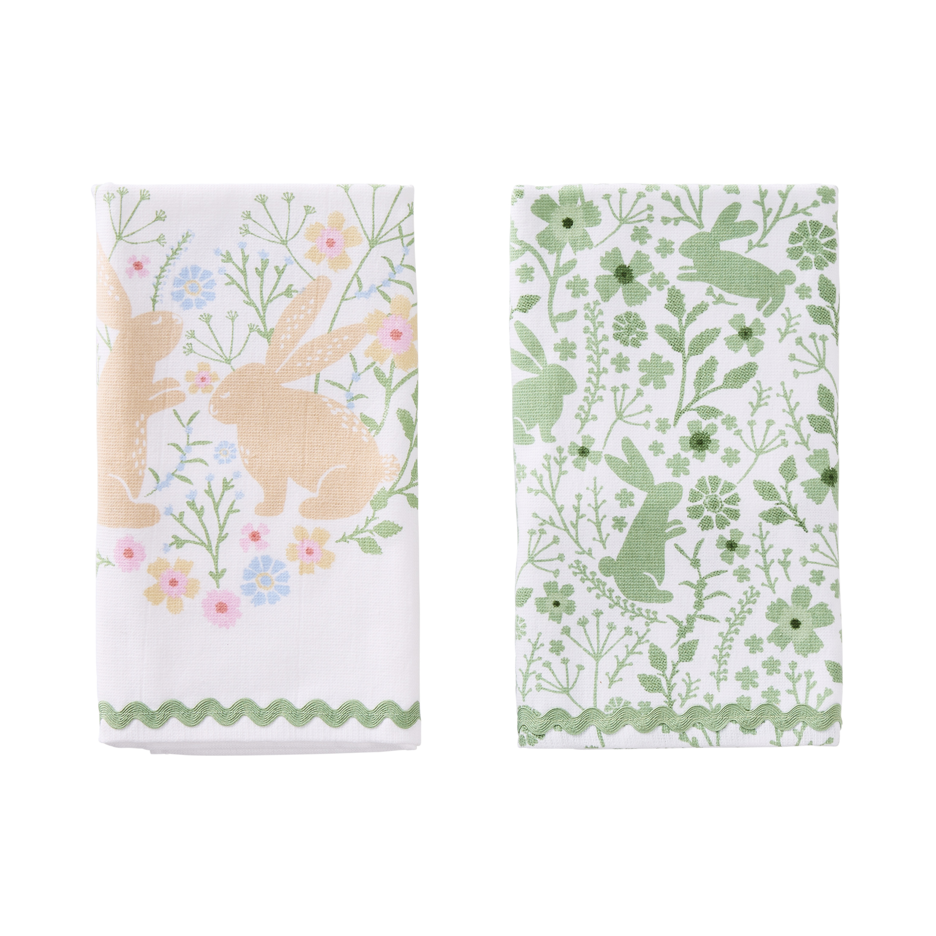 Easter Vintage Bunny Tea Towels 2 Pack Adairs