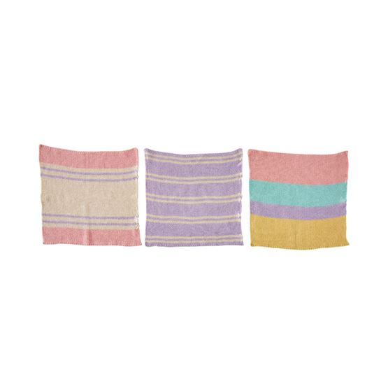 Harper Pastels Bamboo Cotton Dishcloth Pack of 3