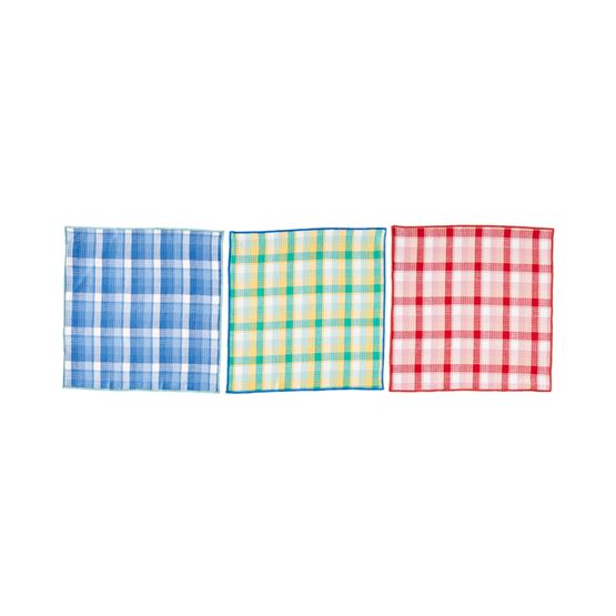 Archie Pink, Green & Blue Waffle Dishcloth