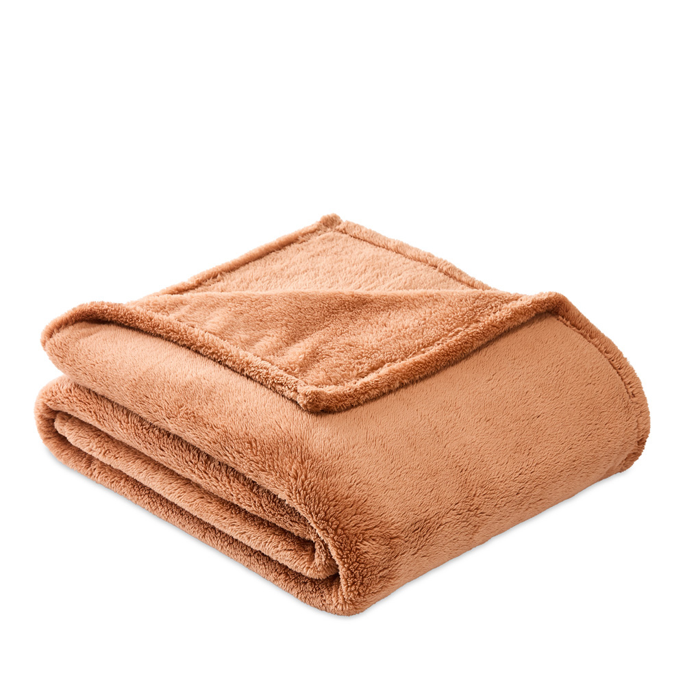 Kyrie Sandstone Fleece Blanket Adairs
