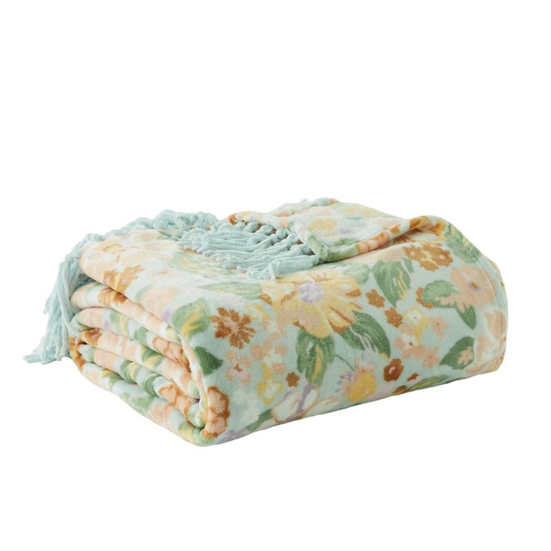 Supersoft Byron Floral Blanket