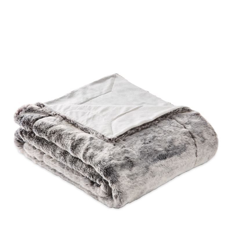 Montana Grey Wolf Fur Blanket