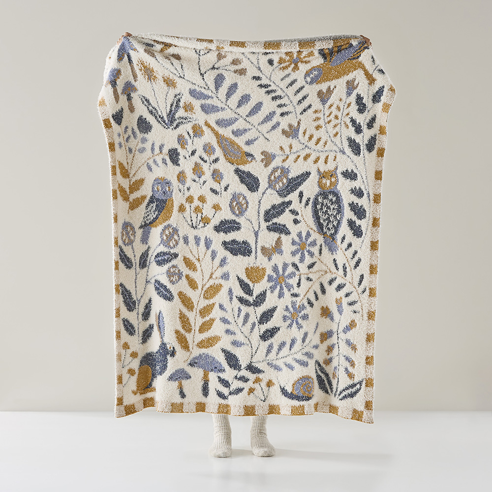 Secret Garden Cosy Knit Throw Adairs