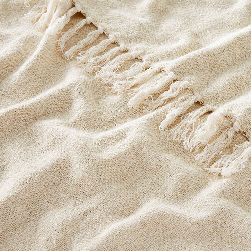 Carmel White & Natural Blanket