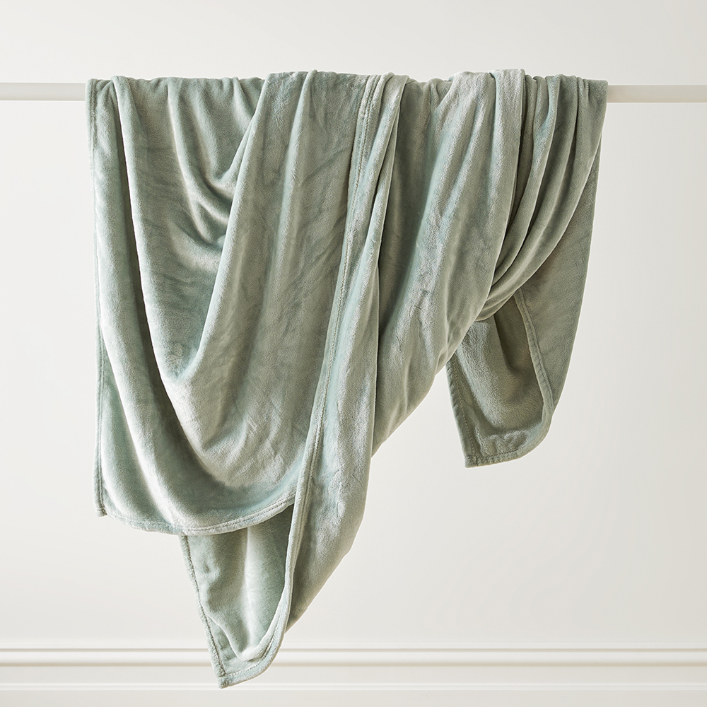 Aspen Sea Spray Fleece Blanket Adairs