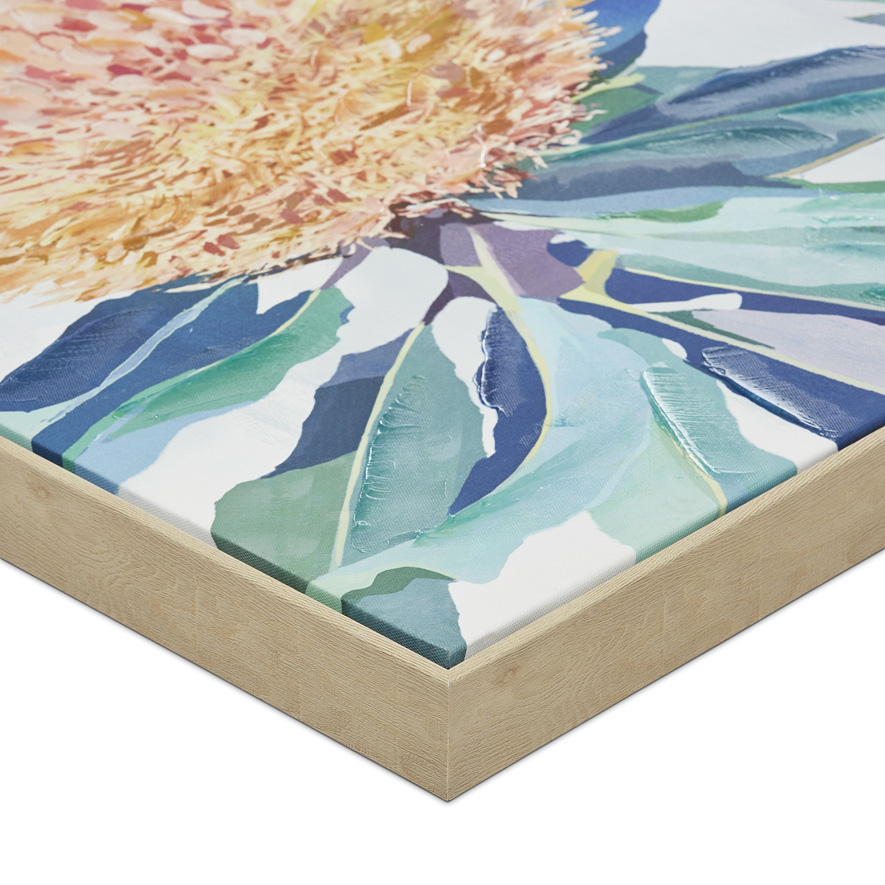 Mercer + Reid Kakadu Azzure Banksia Canvas Adairs