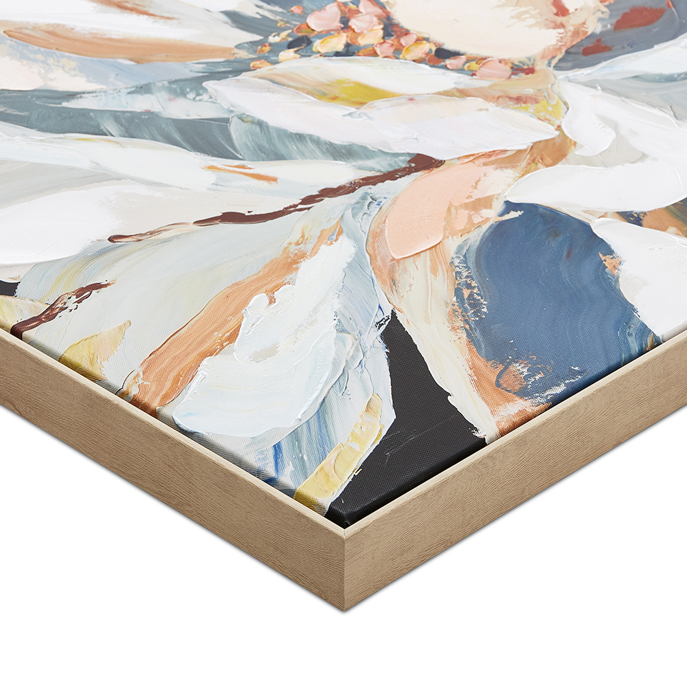 Kakadu Indigo Flower Canvas Adairs