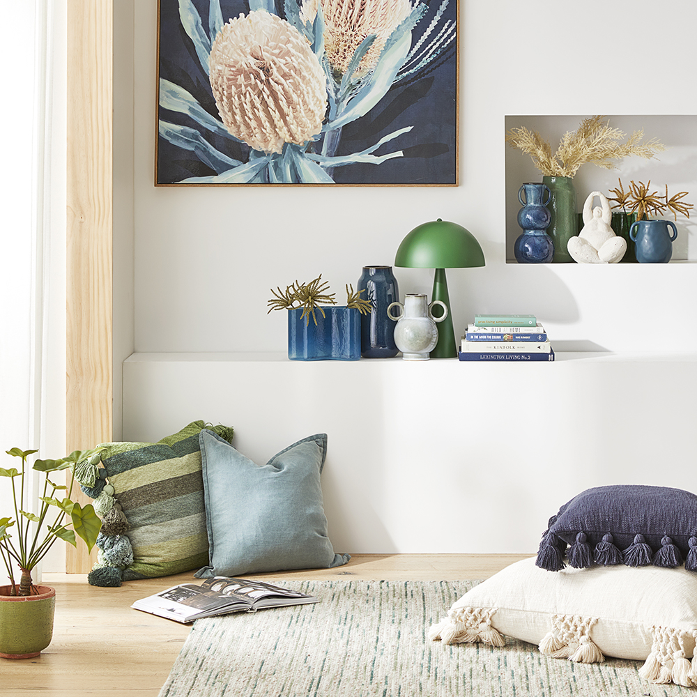 Kakadu Midnight Banksia Canvas Adairs