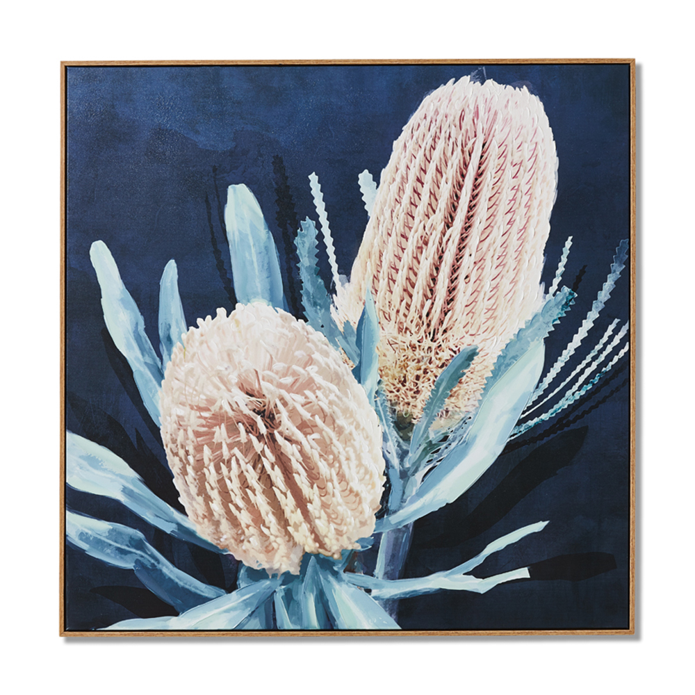 Kakadu Midnight Banksia Canvas Adairs