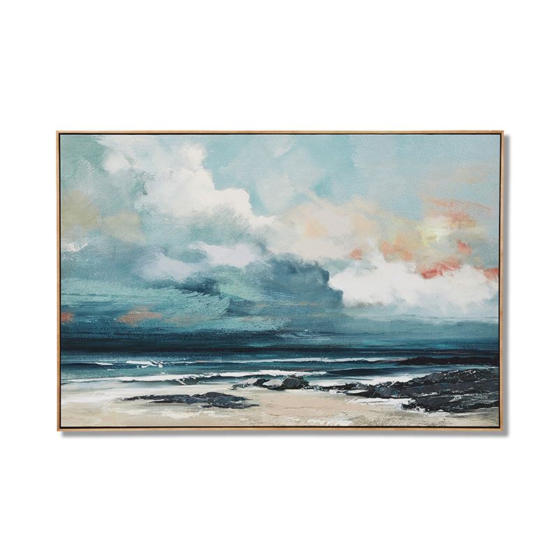 Cape Handpainted Cloud Grey Twilight Canvas