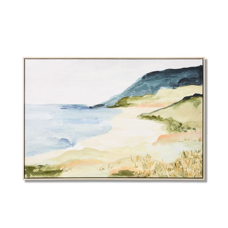 Seaside Indigo The Hills Canvas Adairs