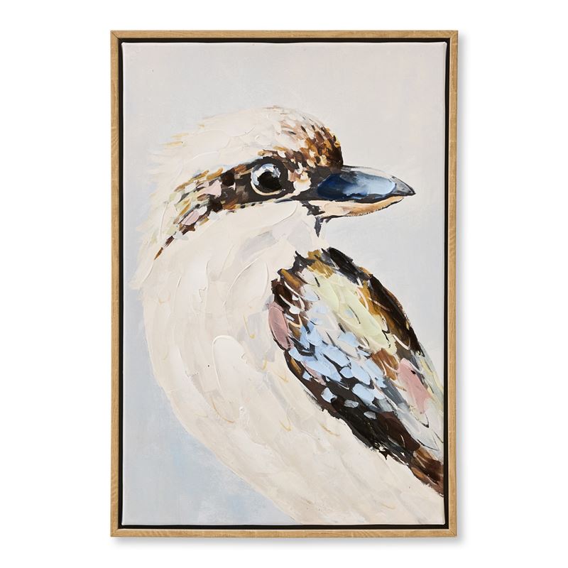 Aves Kookaburra Posing Canvas