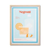Cocktail Negroni Framed Wall Art