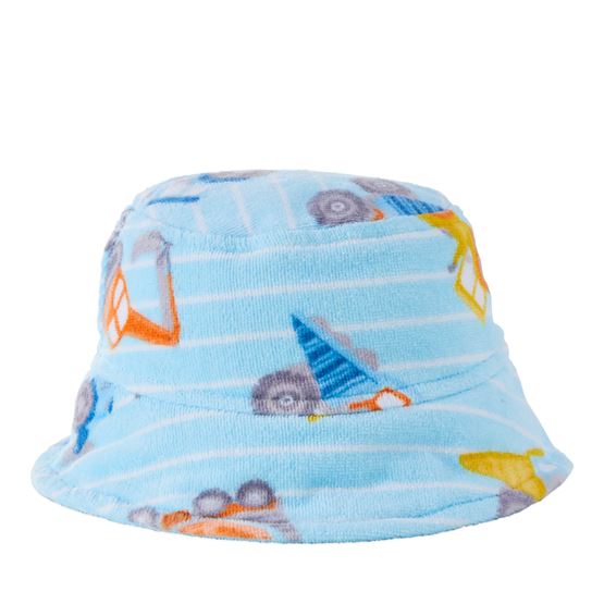 Kids Construction Zone Beach Bucket Hat