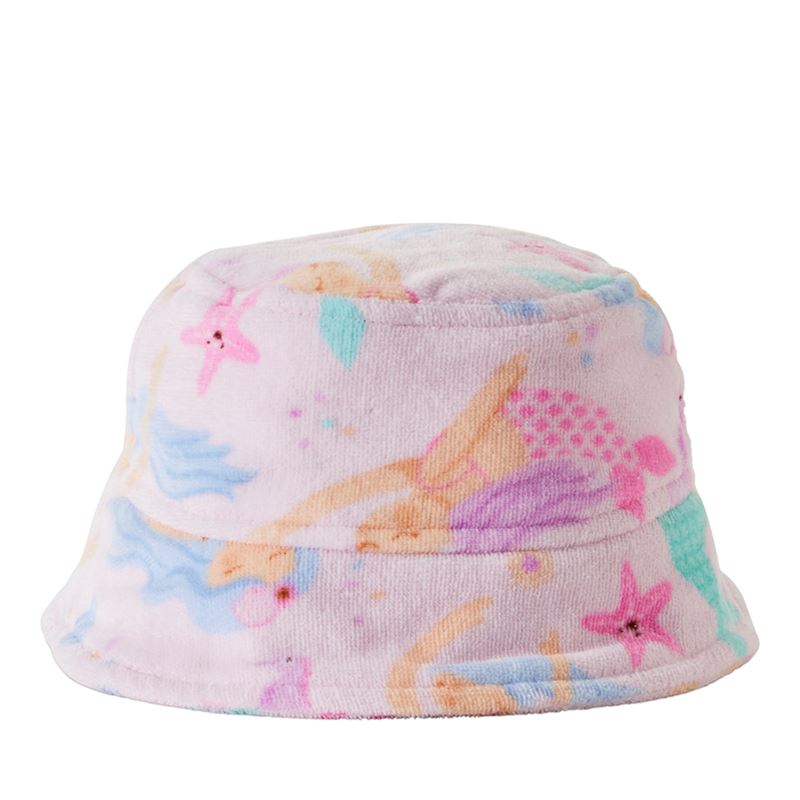 Kids Mermaid Dreams Beach Bucket Hat