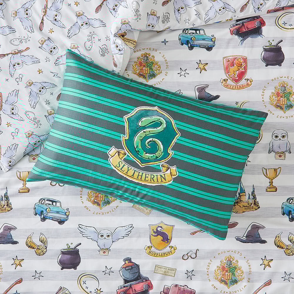 Warner Bros Harry Potter Green Slytherin Pillowcase Adairs