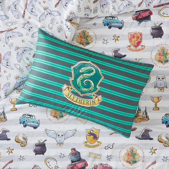 Warner Bros Harry Potter Green Slytherin Pillowcase