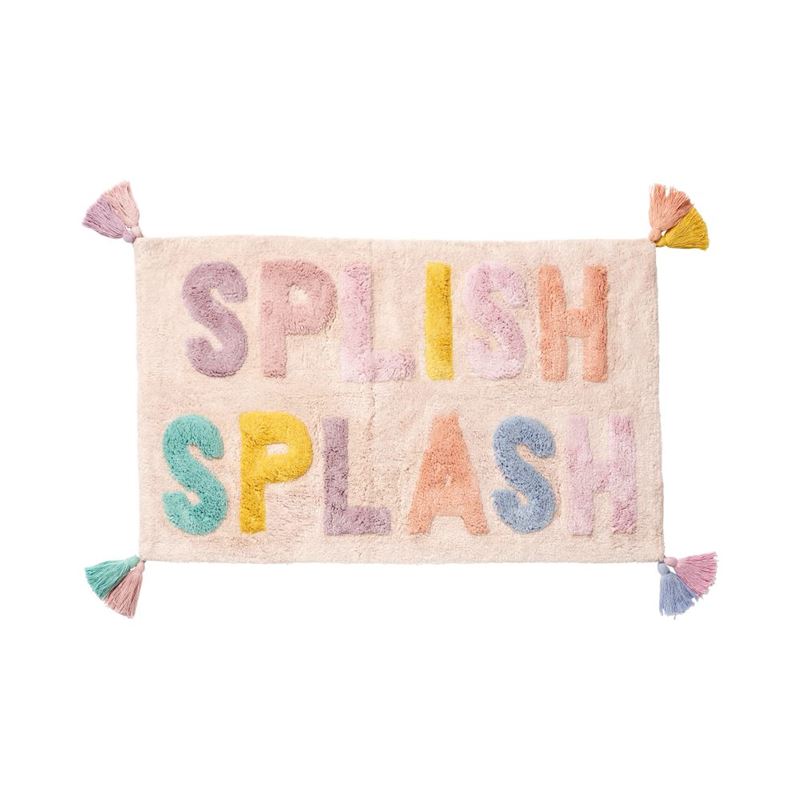 Novelty Splish Splash Gelato Pink Bath Mat