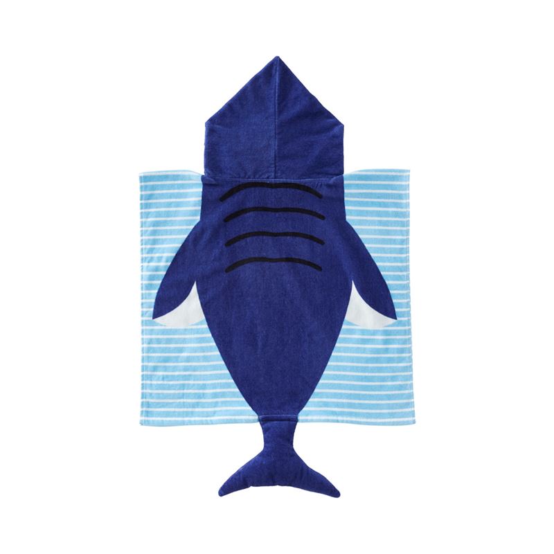 Sammy Shark Hooded Beach Towel