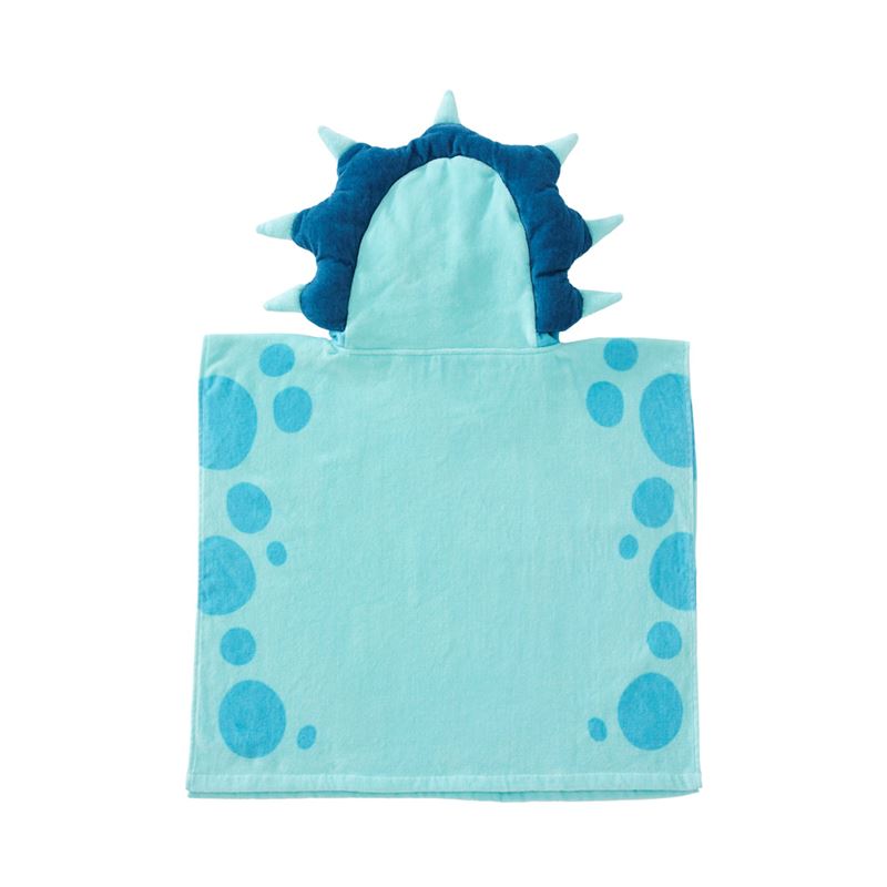 Toby Triceratops Hooded Beach Towel