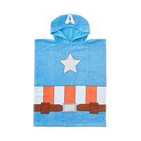 Marvel Avengers Assemble Captain America Hooded Towel