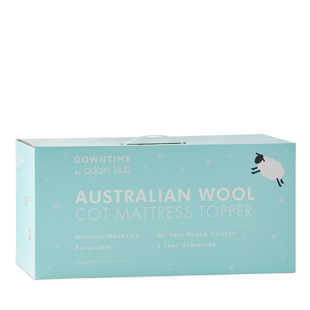 Adairs Kids Cot Mattress Downtime Australian Wool Cot Mattress