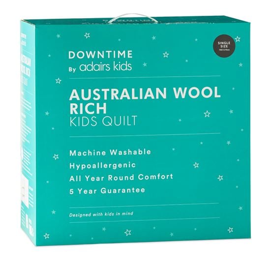 Kids Australian Wool Rich Quilt