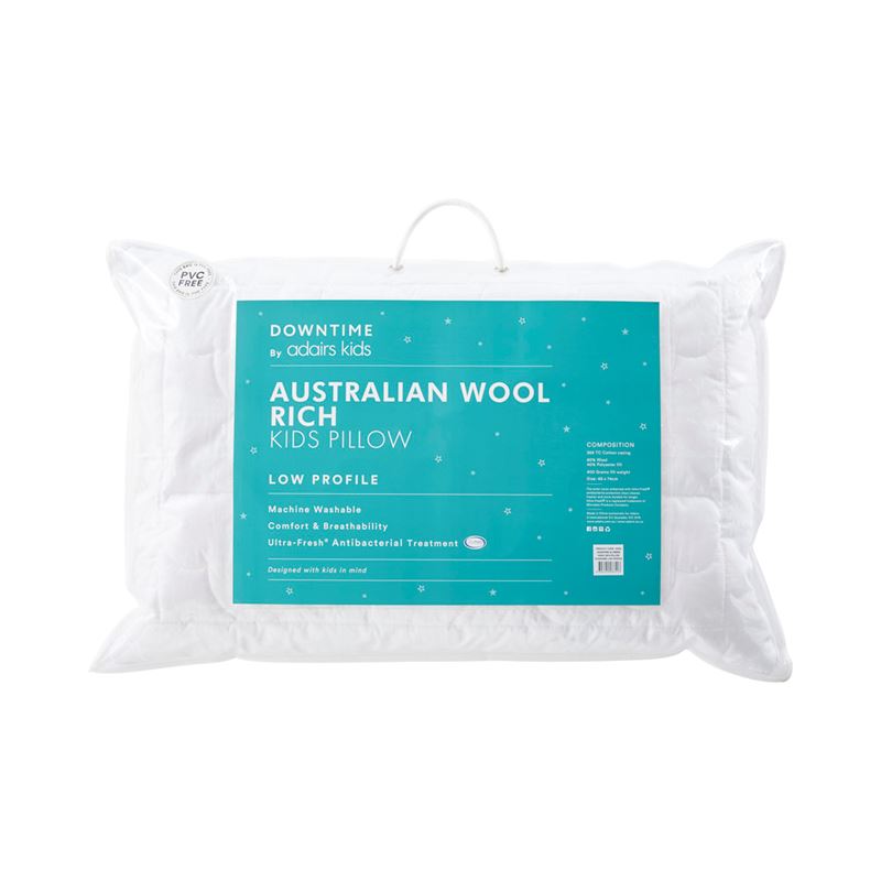 Kids Australian Wool Rich Pillow 
