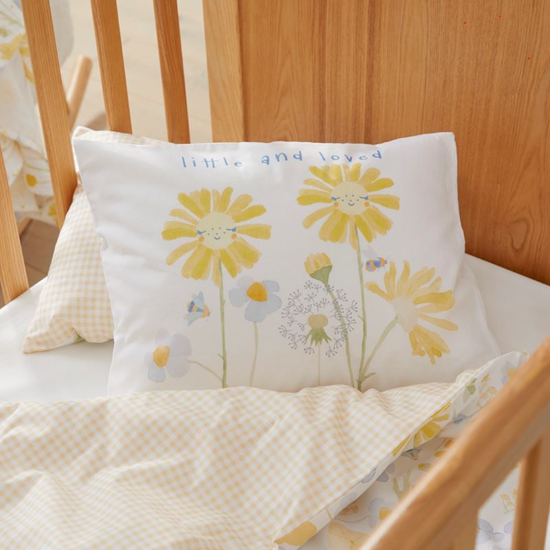 Little & Loved Cot Text Pillowcase 