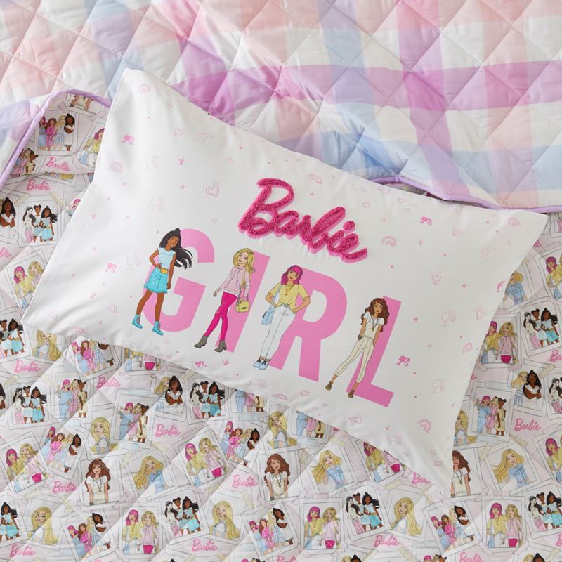 Mattel Barbie Kids Text Pillowcase
