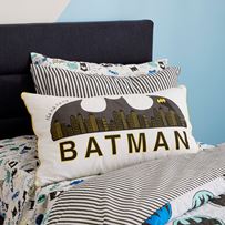 Warner Bros Batman Signal White Nananana Kids Text Pillowcase
