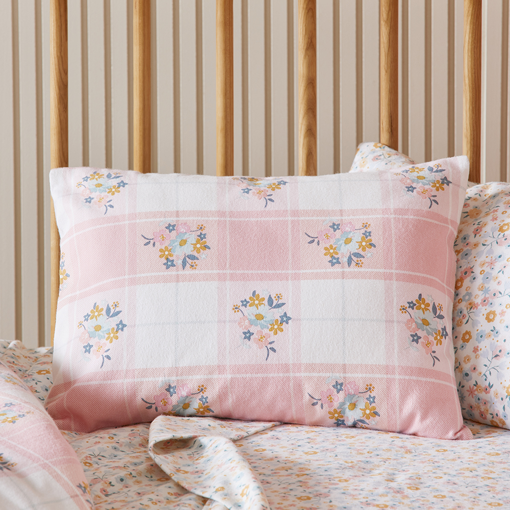 Flannelette cot sales quilt cover