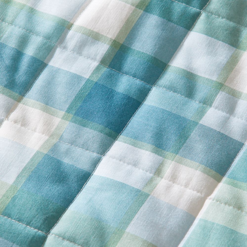 Adairs Baby Ollie Gingham Fern Cot Quilt Cover Set Adairs