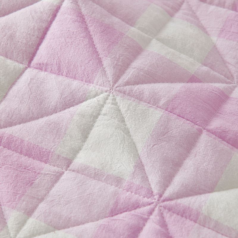 Adairs Kids - Mickey Gingham Lilac Quilted Quilt Cover Set | Kids ...