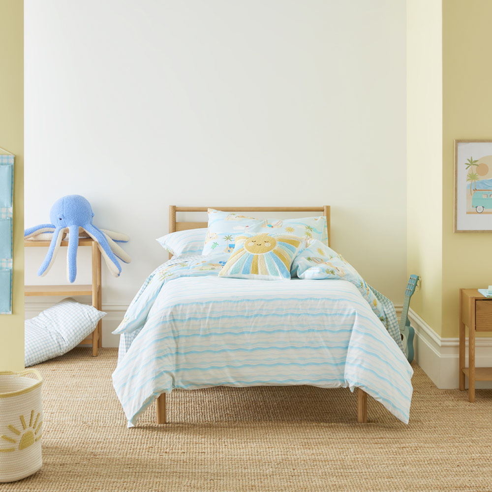 Adairs Kids Palm Beach Ocean Quilt Cover Set Adairs